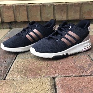 Adidas Little Girls Running Sneakers Shoes 9.5